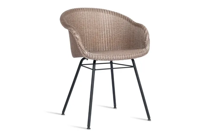 avril dining chair steel base 1