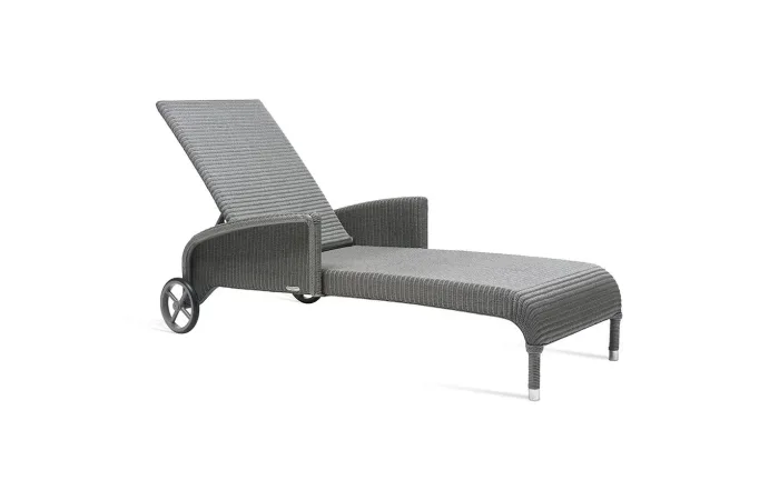 dovile sunlounger with arms
