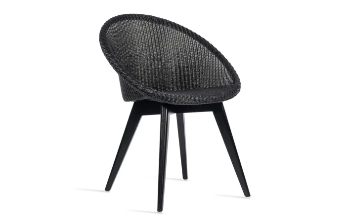 joe dining chair wood base black 01