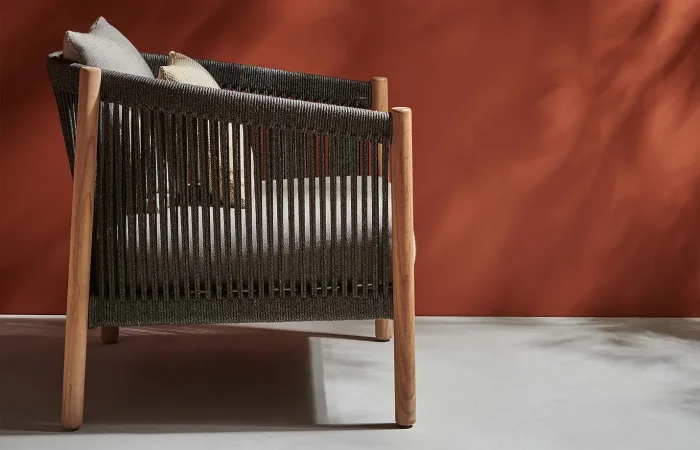 Lento Lounge Chair with Deco Cushion