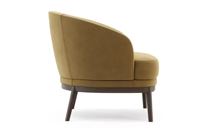 Ruth armchair left view
