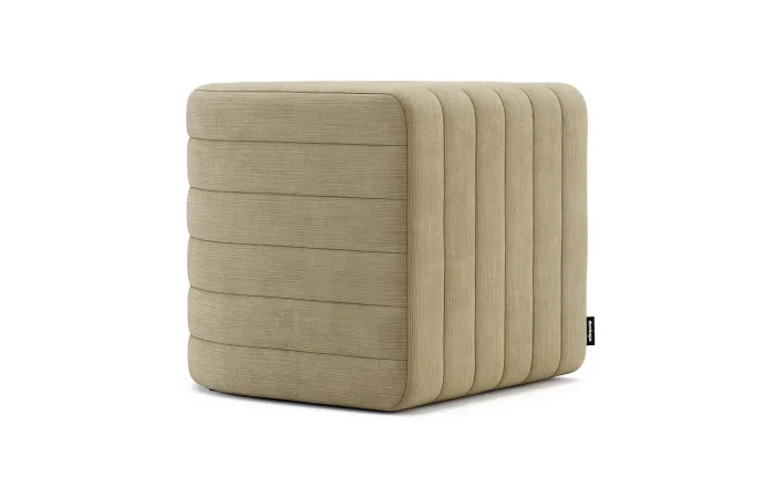 Zigzag Pouf Clarence BS 7 side view