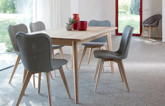 lily dining chair oak base ls4