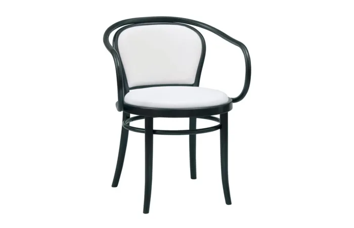 33 Arnchair Bent wood Ton Upholstery 01