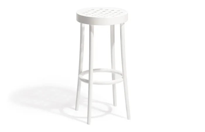 822 High Barstool White