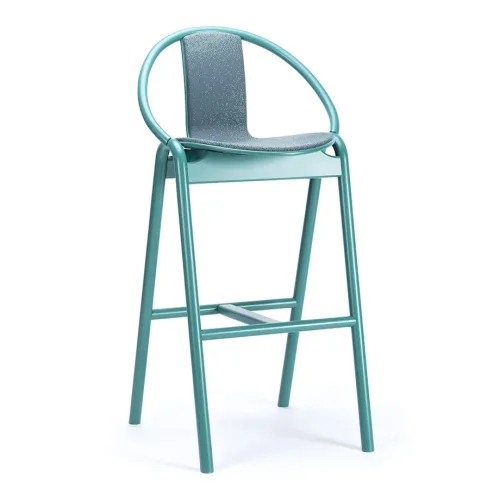 Again barstool with seat and back upholstery 1