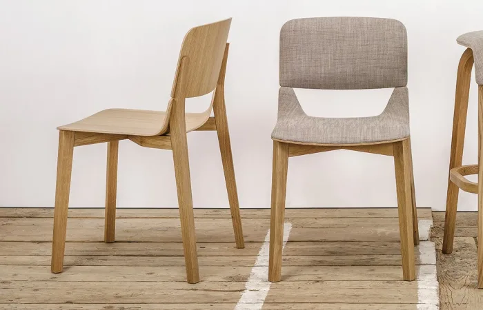 Leaf Chair beech seat upholstery ls4