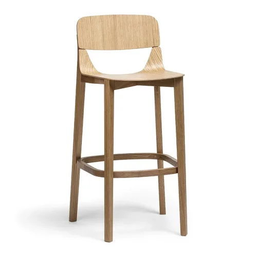 Leaf barstool with backrest 1