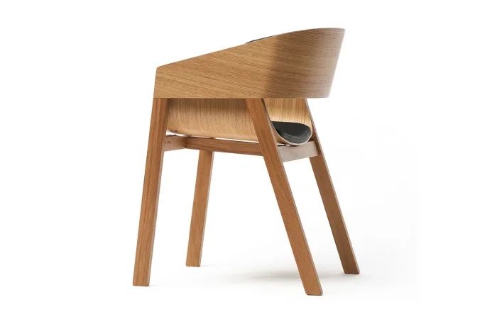 Merano dining armchair with seat and back upholstery 3
