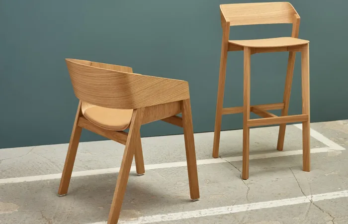 Merano dining armchair with seat and back upholstery ls1