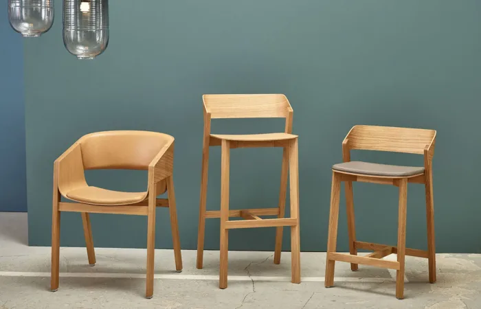 Merano dining armchair with seat and back upholstery ls2