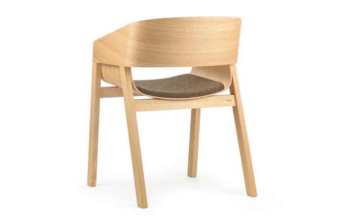 Merano dining armchair with seat upholstery 2