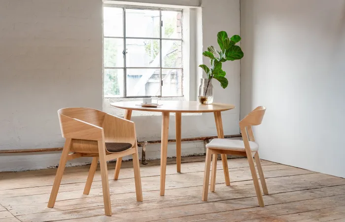 Merano dining armchair with seat upholstery 6