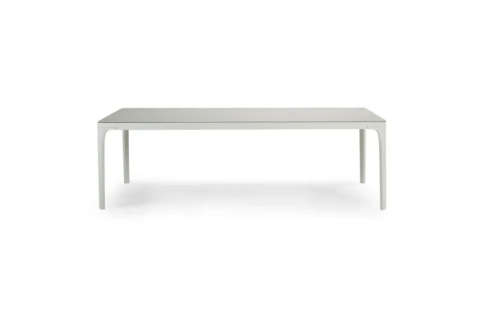 Play rectangualar dining table XL ice white top 4