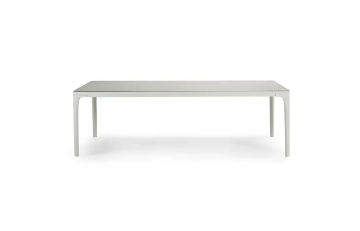 play rectangualar dining table xl ice white top 4