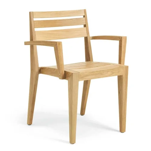 Ribot teak dining armchair 01