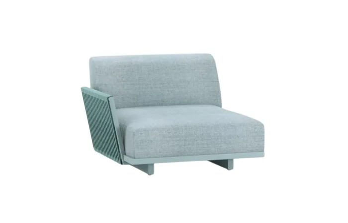 solaris armchair with woven patter