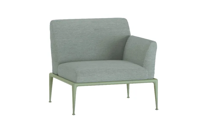 new joint armchair with left armrest